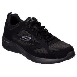 Buty Dynamight 2.0-Fallford Rozmiar 40 Czarny - 58363-BBK. Czarne buty sportowe na co dzień męskie Skechers, bez zapięcia, trekkingowe. Za 199.99 zł.