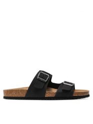 Geox Klapki U Sandal Ghita B U159VB 00032 C9999 Czarny. Czarne klapki i japonki męskie Geox, z nubiku. Za 339.99 zł.