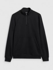 4F Bluza w kolorze czarnym rozmiar: L. Czarne bluzy bez kaptura damskie 4f, l. Za 109.00 zł.