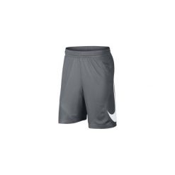 Spodenki do koszykówki NIKE SZARE dla doświadczonych i zawodowych graczy. Szare szorty męskie Nike, bez kołnierzyka. W wyprzedaży za 69.99 zł.