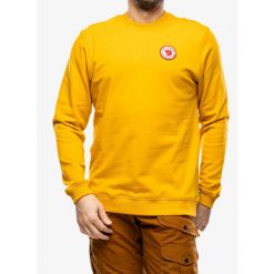 Bluza bawełniana męska Fjallraven 1960 Logo Badge Sweater M. Żółte bluzy bez kaptura męskie Fjällräven, m, z bawełny. Za 377.99 zł.