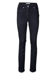 Heine Dżinsy - Skinny fit - w kolorze granatowym rozmiar: W20. Niebieskie jeansy damskie Heine. Za 60.99 zł.