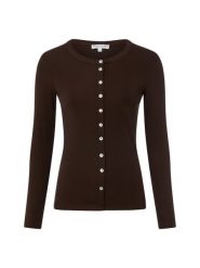 Marie Lund koszulka z dzianiny Kobiety Sztuczne włókno brązowy, XL. Brązowe t-shirty damskie Marie Lund, xl, bez wzorów, z dżerseju, bez kołnierzyka. Za 129.95 zł.