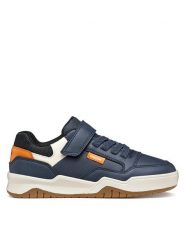 Geox Sneakersy J Perth Boy J367RE-0MEMS C4002 S Granatowy. Niebieskie trampki i tenisówki chłopięce Geox, bez wzorów, ze skóry, bez zapięcia. Za 249.99 zł.