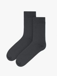 Szare męskie skarpety bambusowe. Szare skarpetki męskie Ryłko, bez wzorów, z elastanu. Za 29.99 zł.