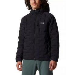 Kurtka puchowa męska Mountain Hardwear Stretchdown Hoody. Brązowe kurtki męskie MOUNTAIN HARDWEAR, m, bez wzorów, z puchu, bez kaptura, narciarskie. Za 1,499.00 zł.