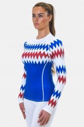 Surfanic Damska Koszulka Termoaktywna Carbon Dri – Aktywny Węgiel – SWE2604-520. Niebieskie bielizna termoaktywna damska Surfanic, m, bez wzorów, z materiału. Za 169.99 zł.