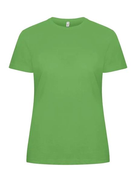 Clique Classic OC-T Women – klasyczny T-shirt z 100% bawełny organicznej. Zielone t-shirty damskie CLIQUE, m, bez wzorów, z bawełny, bez kołnierzyka. Za 118.39 zł.