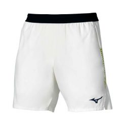 Szorty Mizuno Amplify. Białe spodenki sportowe damskie Mizuno, bez wzorów, z materiału, eleganckie. Za 257.05 zł.