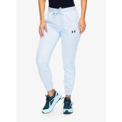 Spodnie damskie Under Armour Fleece Jogger UA Armour. Niebieskie spodnie materiałowe damskie Under Armour, bez wzorów. Za 188.99 zł.