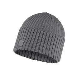 Czapka zimowa Knitted Rutger. Szare czapki męskie Buff, na zimę, bez wzorów, z dzianiny. Za 75.99 zł.