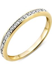 Revoni Złoty pierścionek z diamentami rozmiar: 52. Żółte pierścionki damskie Revoni, z diamentem, złote. Za 1,087.99 zł.