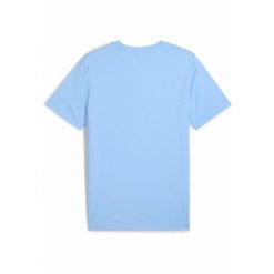 Męska koszulka Manchester City ftblNRGY PUMA Team Light Blue. Niebieskie t-shirty sportowe męskie Puma, m, z bawełny, bez ramiączek, do piłki nożnej. W wyprzedaży za 84.00 zł.