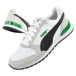 Buty sportowe męskie Puma ST Runner v2 NL. Białe buty sportowe na co dzień męskie Puma, ze skóry ekologicznej, bez zapięcia. Za 179.00 zł.