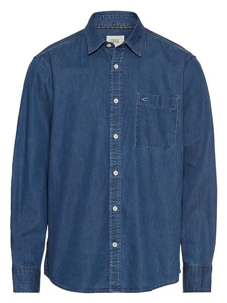 Camel Active Koszula dżinsowa - Regular fit - w kolorze niebieskim rozmiar: 3XL. Niebieskie koszule męskie Camel Active, xl, bez wzorów, z bawełny, bez kołnierzyka, bez ramiączek. Za 152.26 zł.