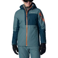 Płaska kurtka męska Columbia Timberturner II. Zielone kurtki męskie Columbia, m, bez wzorów, bez kaptura, narciarskie. Za 999.00 zł.
