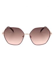 Guess Damskie okulary przeciwsłoneczne w kolorze złoto-jasnobrązowym rozmiar: 58. Brązowe okulary przeciwsłoneczne damskie Guess. Za 231.68 zł.