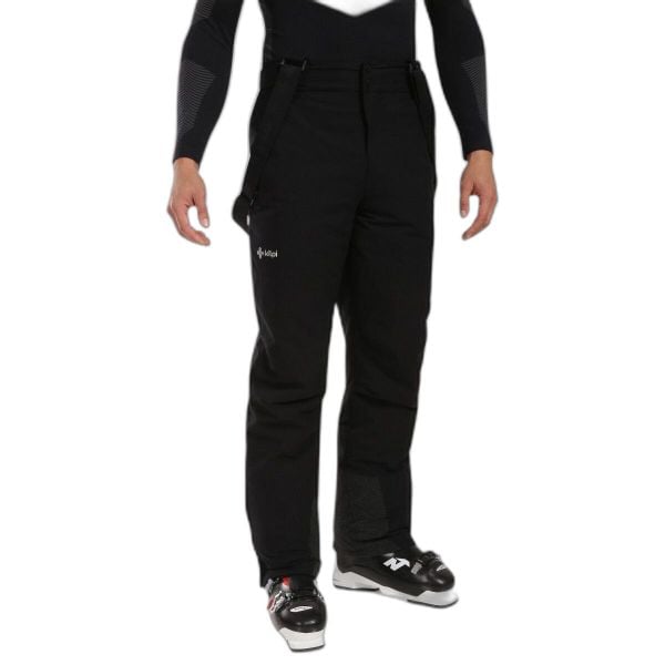 Spodnie narciarskie Kilpi Mimas. Czarne spodnie materiałowe męskie Kilpi, bez wzorów, sportowe. Za 473.69 zł.