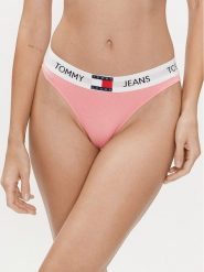 Tommy Jeans Biustonosz top UW0UW05345 Różowy. Czerwone biustonosze Tommy Jeans, bez wzorów, z bawełny. Za 99.99 zł.