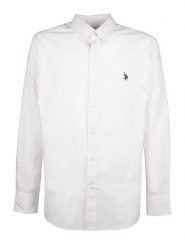 U.S. Polo Assn. Koszula - Regular fit - w kolorze białym rozmiar: XXL. Białe koszule męskie U.S. Polo Assn., s, bez wzorów, bez kołnierzyka, bez ramiączek. Za 140.86 zł.