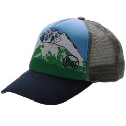 Czapka z daszkiem BUFF TRUCKER CAP GERLACHOVSKY STIT 2023. Czarne czapki męskie Buff, bez wzorów, sportowe. W wyprzedaży za 104.93 zł.