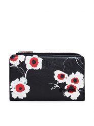 Desigual Portfel 25SAYP12 Czarny. Czarne portfele damskie Desigual, bez wzorów, ze skóry. Za 119.99 zł.