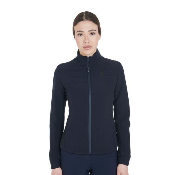 Damska techniczna kurtka jeździecka Equestro. Niebieskie kurtki damskie EQUESTRO, xs, z aplikacjami, z elastanu, bez kaptura. Za 596.45 zł.