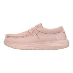 HeyDude Damskie Mokasyny Wendy Comf Suede Lace Print. Czerwone mokasyny damskie Hey dude, z materiału. Za 289.00 zł.