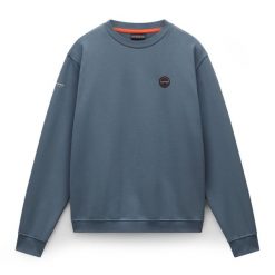 Bluza męska Napapijri B-Badge C Sum. Szare bluzy bez kaptura męskie Napapijri, m. Za 439.99 zł.