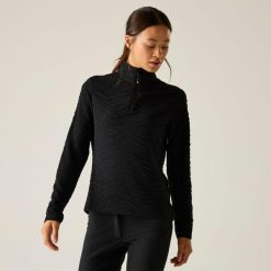 Bluza damska z suwakiem 1/4 Glamourize III Dare 2b. Czarne bluzy bez kaptura damskie Dare 2b, z dzianiny. Za 119.99 zł.