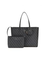 Guess Shopper bag w kolorze antracytowym - 49 x 31 x 14 cm rozmiar: onesize. Czarne shopper bag damskie Guess, z aplikacjami, z materiału, na ramię, bez dodatków. Za 505.13 zł.
