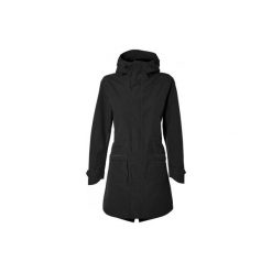 Rowerowa kurtka przeciwdeszczowa Mosse damska czarna. Czarne kurtki przeciwdeszczowe damskie BASIL, bez kaptura. Za 496.80 zł.