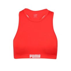 Góra od bikini Puma, racerback, czerwonym. Czerwone bikini damskie Puma, bez wzorów. Za 173.99 zł.