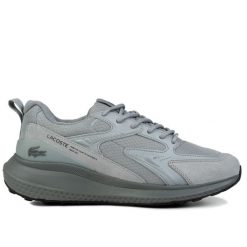Buty męskie sportowe sneakersy Lacoste EVO 224 1 SMA. Szare buty sportowe na co dzień męskie Lacoste, bez zapięcia. W wyprzedaży za 379.00 zł.