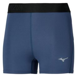 Szorty damskie Mizuno Core Impulse. Niebieskie szorty damskie Mizuno, bez wzorów, sportowe. Za 181.00 zł.