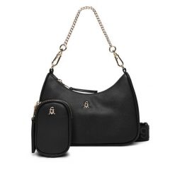 Torebka Steve Madden. Czarne torebki klasyczne damskie Steve Madden, bez wzorów, bez dodatków. Za 339.99 zł.