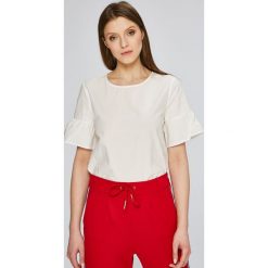 Only - Top. Białe topy damskie Only, bez wzorów, z bawełny, bez kołnierzyka. W wyprzedaży za 27.90 zł.