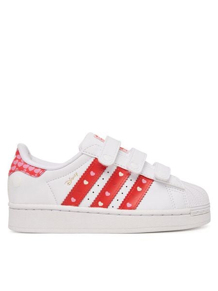 Adidas Sneakersy Superstar Led Lights Cf I KK1295 Biały. Białe buty sportowe dziewczęce Adidas, bez wzorów, ze skóry, bez zapięcia. Za 369.99 zł.