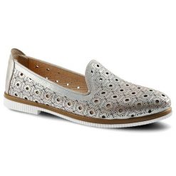 Złote Półbuty Artiker Damskie Skórzane Modne Buty. Żółte półbuty damskie Artiker, bez wzorów, ze skóry, eleganckie, bez obcasa, na obcasie. Za 159.00 zł.