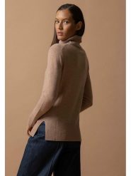 Perfect Cashmere Kaszmirowy golf w kolorze jasnoróżowym rozmiar: S. Różowe golfy damskie Perfect Cashmere, s, bez wzorów, z kaszmiru, bez ramiączek. Za 413.99 zł.