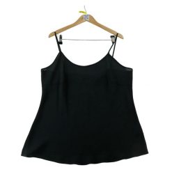 Second life - Top damski o rozkloszowanym kroju czarny - Stan dobry. Czarne topy sportowe damskie Ralph Lauren, m, bez wzorów, bez ramiączek. Za 102.96 zł.