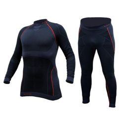 Bielizna termoaktywna męska Blizzard Mens Long antracyt/red M/L. Czerwona bielizna termoaktywna męska BLIZZARD, l, bez wzorów. W wyprzedaży za 229.90 zł.