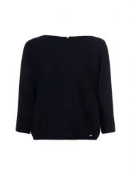 More & More Sweter z dzianiny Kobiety niebieski, 46. Niebieskie swetry klasyczne damskie MORE & MORE, z dzianiny, bez kołnierzyka. Za 179.95 zł.