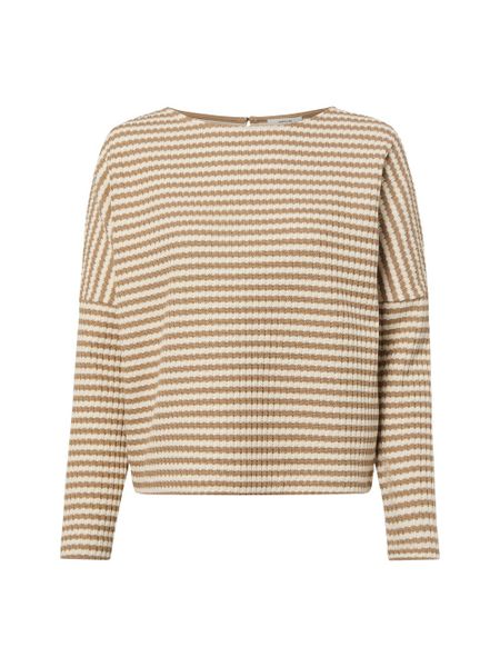 Opus Damski sweter z dzianiny - Gresh Kobiety Bawełna brązowy w paski, 38. Brązowe swetry klasyczne damskie Opus, z bawełny, bez kołnierzyka. Za 349.95 zł.