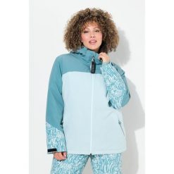 Damskie Kurtka funkcyjna HYPRAR wodoodporna osłona przeciwśnieżna kaptur. Zielone kurtki damskie Ulla Popken, plus size, bez wzorów, z elastanu, bez kaptura, narciarskie. Za 799.99 zł.