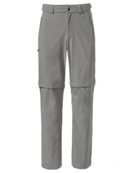 Spodnie męskie Farley Stretch T-Zip Pants III. Czarne szorty męskie Vaude, na jesień, bez wzorów, z materiału. Za 597.70 zł.