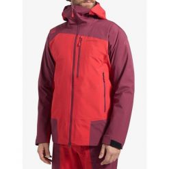 Kurtka z membraną La Sportiva Alpine Guide GTX Perfomance Jacket. Czerwone kurtki męskie La Sportiva, bez wzorów, sportowe, bez kaptura. Za 2,076.89 zł.