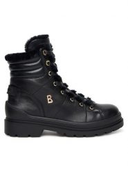 Bogner Botki St.Moritz S 14 A 22546503 Czarny. Czarne botki damskie Bogner, ze skóry, bez obcasa, na płaskiej podeszwie, bez zapięcia. Za 1,699.00 zł.