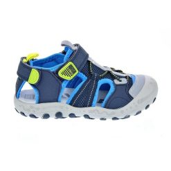 Sandały GIOSEPPO ADRANO Niebieski. Niebieskie sandały męskie Gioseppo, z syntetyku, bez zapięcia. Za 159.99 zł.