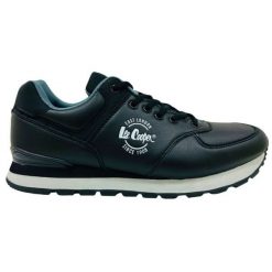 Buty Lee Cooper M LCJ-23-31-3073M czarne. Czarne buty sportowe na co dzień męskie z syntetyku, bez zapięcia. Za 290.12 zł.